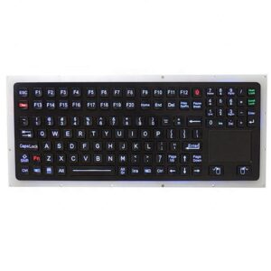 teclado metalico com touchpad e teclas iluminadas e IP67