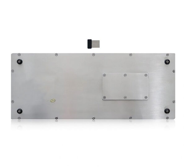teclado metalico com touchpad