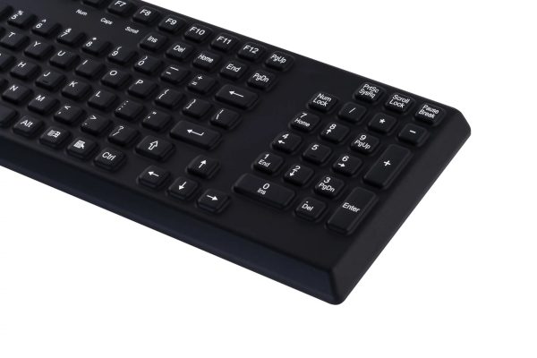 teclado silicone lavavel com keypad numerico