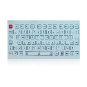 teclado industrial e membrana resistente a produtos químicos