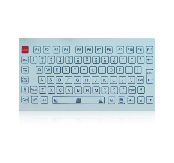 teclado industrial e membrana resistente a produtos químicos