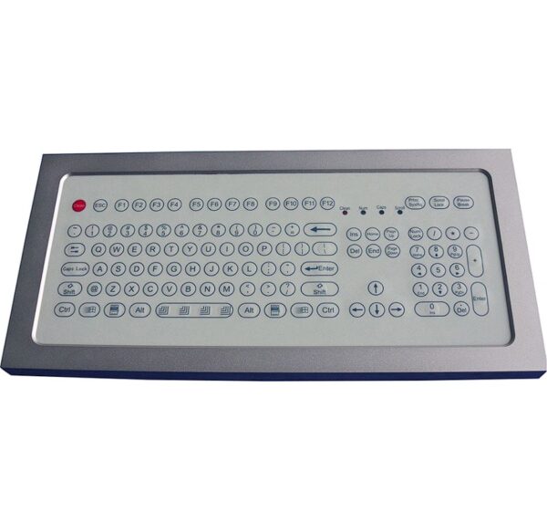 teclado desktop em poliester com keypad numerico