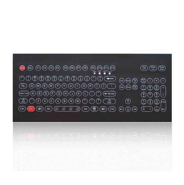 teclado de membrana com keypad numerico e montagem frontal