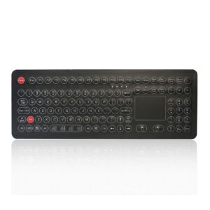 teclado industrial em membrana com touchpad incluido