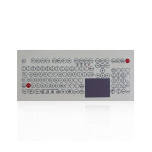 teclado com touchpad em membrana