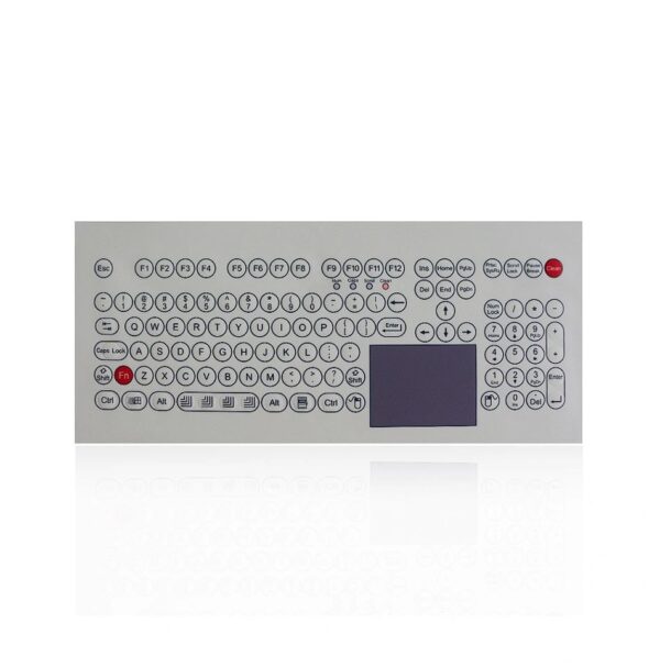teclado com touchpad em membrana