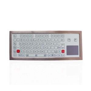 teclado desktop em membrana com touchpad e IP65