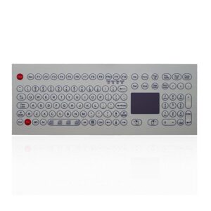 teclado em membrana resistente a liquidos e com touchpad
