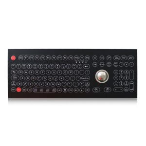 teclado de membrana com trackball ip65