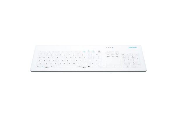 Teclado em vidro sem fios