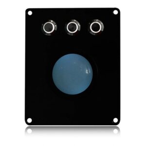 trackball com bola iluminada de 38 mm