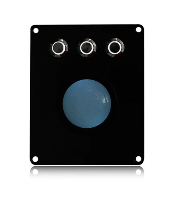 trackball com bola iluminada de 38 mm