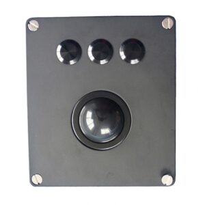 trackball de 38 mm com montagem frontal e IP54