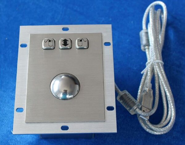 trackball com montagem retaguarda